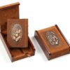 Rubaiyat von Omar Khayyam Buch mit Naturleder