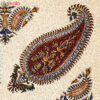 Persisches Tischtuch: Isfahans traditionelle Kalamkari Blockdruck Paisley