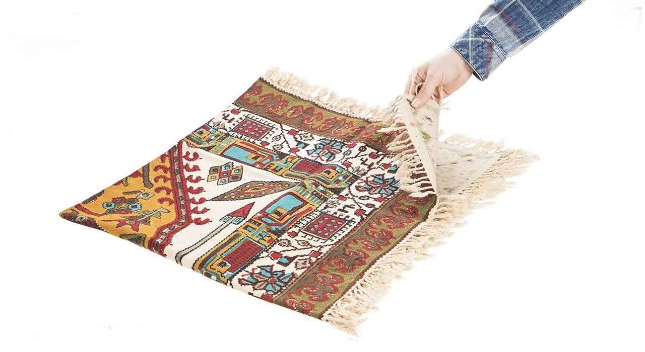 Persisches Tischtuch: Isfahans traditionelle Kalamkari Blockdruck Symbole