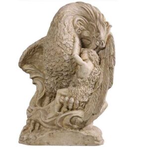 Simurgh & Zal Skulptur Iranische Mythologien