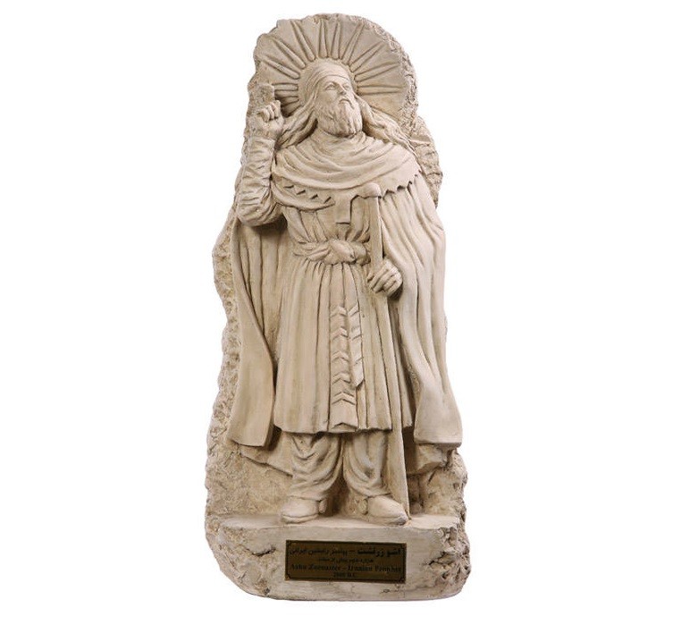 Zarathustra Skulptur Iranischer Spiritueller Führer