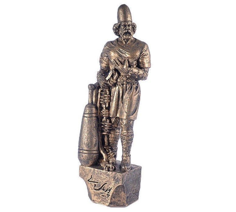 Pourya-ye Vali Skulptur Iranischer Ringermeister