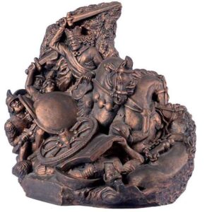 Epos von Schapur I Statue Persischer König