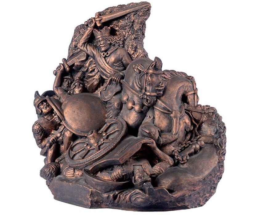 Epos von Schapur I Statue Persischer König