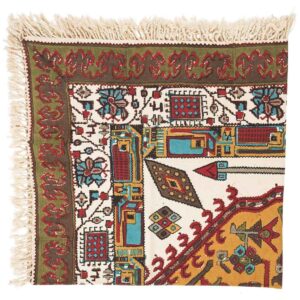 Persisches Tischtuch: Isfahans traditionelle Kalamkari Blockdruck Symbole