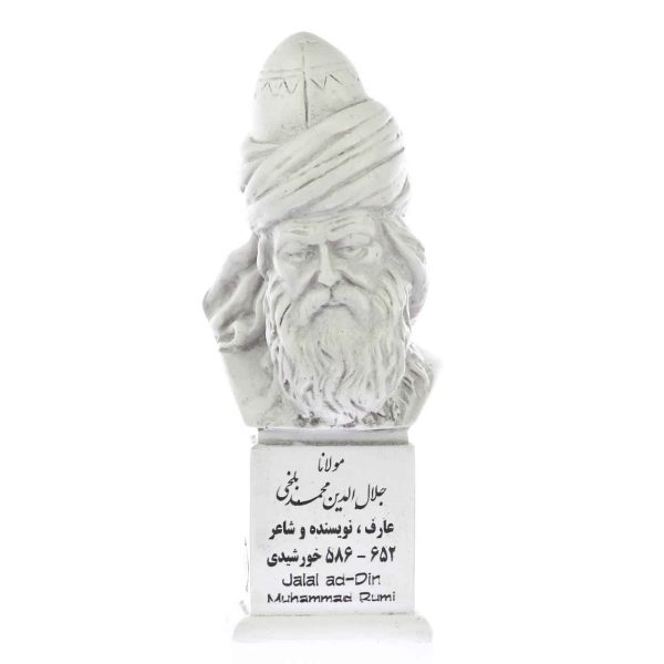 Dschalal ad-Din Rumi Büste Statue Iranischer Dichter