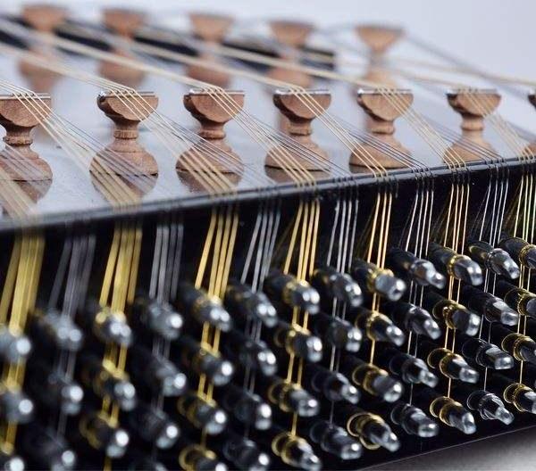 Persische Santur – Handgefertigte Hammered Dulcimer von Vafahei, 1 Stempel