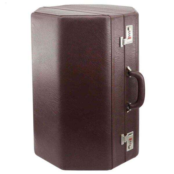 Hartschalenetui für persische Tombak mit Schaumstoff- und Lederüberzug