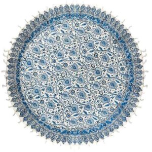 Persisches Tischtuch: Isfahans traditionelle Kalamkari Blockdruck 03