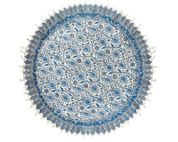 Persisches Tischtuch: Isfahans traditionelle Kalamkari Blockdruck 03