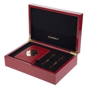 Europäisches Khayyam Goldbeschichtetes Rollerball- und Füllfederhalter-Geschenkset