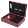 Europäisches Khayyam Goldbeschichtetes Rollerball- und Füllfederhalter-Geschenkset
