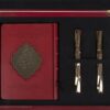 Europäisches Khayyam Goldbeschichtetes Rollerball- und Füllfederhalter-Geschenkset