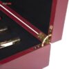 Europäisches Khayyam Goldbeschichtetes Rollerball- und Füllfederhalter-Geschenkset