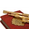 Europäisches Khayyam Goldbeschichtetes Rollerball- und Füllfederhalter-Geschenkset