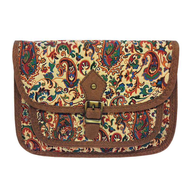 Termeh Crossbody Schultertasche im persisch inspirierten Design