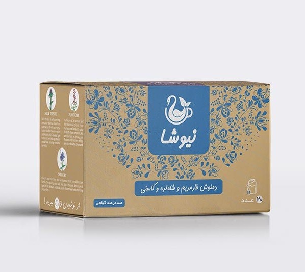 Newsha Kräutertee-Mischung: Distel, Erdrauch & Chicorée – 70 g (10x)