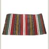 Authentischer persischer Jajim flachgewebter gestreifter Teppich Tribal