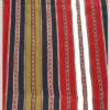 Authentischer persischer Jajim flachgewebter gestreifter Teppich Tribal