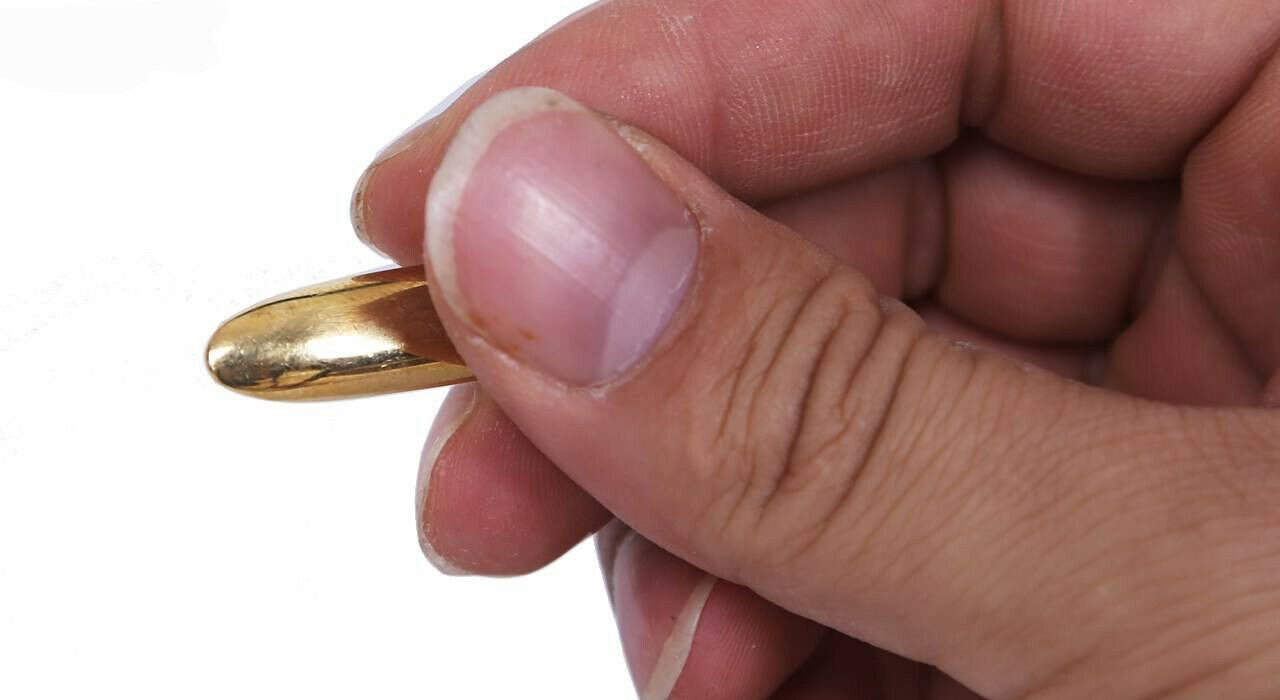 Messing-Mezrab-Pick für persischen Tar (2x)