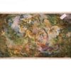 Handgeknüpfter persischer Wandteppich aus Tabriz, der Miniatur Dayereh Hasti darstellt