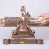 Historische Ahura Mazda Farvahar Bronze Persische Figur
