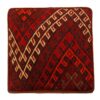 Authentischer Ottomanischer Kilim-Pouf mit Ursprung Iran, handgefertigt