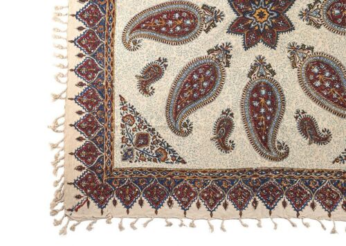 Iranische Tischdecke: Isfahans traditionelle Kalamkari Blockdruck 31