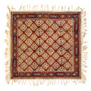 Persisches Tischtuch: Isfahans traditionelle Kalamkari Blockdruck Blumenmuster