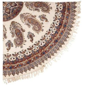 Persisches Tischtuch: Isfahans traditionelle Kalamkari Blockdruck 01