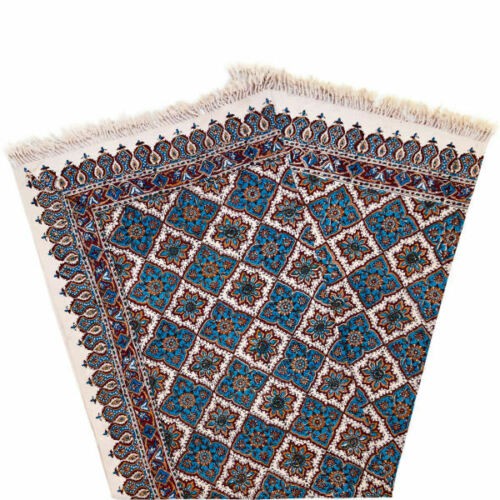 Persisches Tischtuch: Isfahans traditionelle Kalamkari Blockdruck Atrian