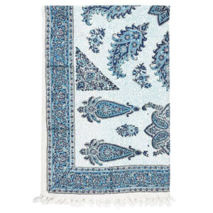Persisches Tischtuch: Isfahans traditionelle Kalamkari Blockdruck Atrian
