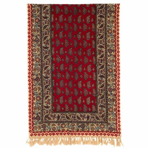 Persisches Tischtuch: Isfahans traditionelle Kalamkari Blockdruck G142