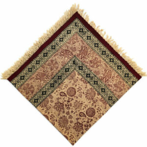Iranische Tischdecke: Isfahans traditionelle Kalamkari Blockdruck Ronas