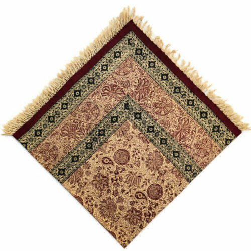 Iranische Tischdecke: Isfahans traditionelle Kalamkari Blockdruck Ronas