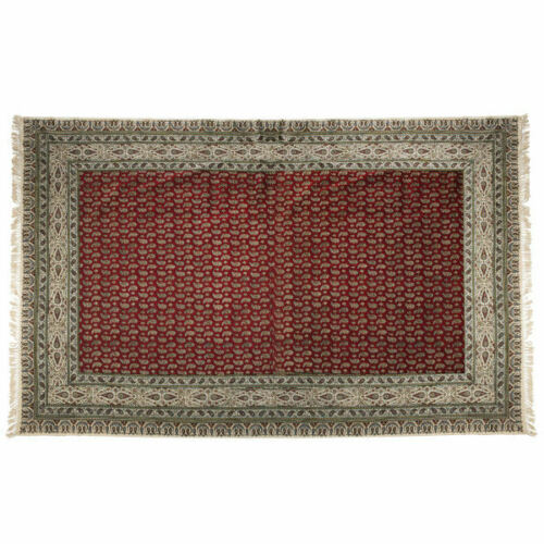 Persisches Tischtuch: Isfahans traditionelle Kalamkari Blockdruck Rot