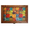 Persische Holz-Teebeutel-Organizer-Box mit Fach E15
