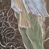 Original persische Miniaturkunstmalerei: Gouache und Aquarell - Mädchen und alter Mann