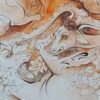 Original persische Miniaturkunstmalerei: Aquarell - Kontroverse