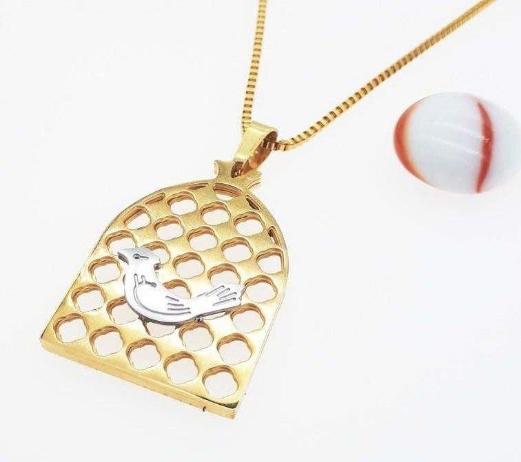 Persische Halskette aus Stahl Minimalistischer Morghe Amin