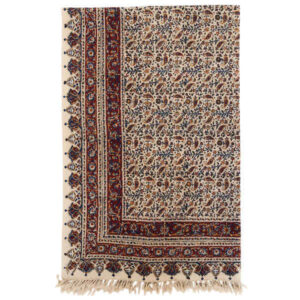 Persisches Tischtuch: Isfahans traditionelle Kalamkari Blockdruck G164