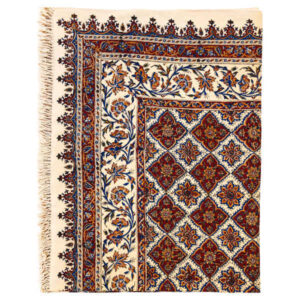 Persisches Tischtuch: Isfahans traditionelle Kalamkari Blockdruck G280