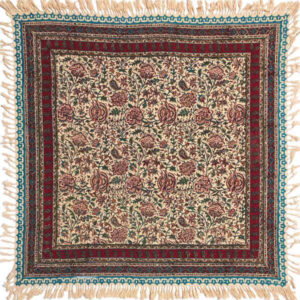 Persisches Tischtuch: Isfahans traditionelle Kalamkari Blockdruck G112