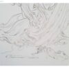 Original persische Miniaturkunstmalerei: Aquarell - Engel der Gerechtigkeit