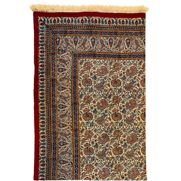 Persisches Tischtuch: Isfahans traditionelle Kalamkari Blockdruck G284