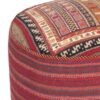 Ottomanischer Kilim-Pouf mit Ursprung Iran, handgefertigt AP404
