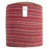 Ottomanischer Kilim-Pouf mit Ursprung Iran, handgefertigt AP404