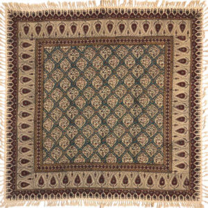 Persisches Tischtuch: Isfahans traditionelle Kalamkari Blockdruck G118