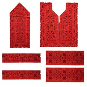 Handgefertigtes Balochi besticktes Kleidungsstück – Klassisches Design