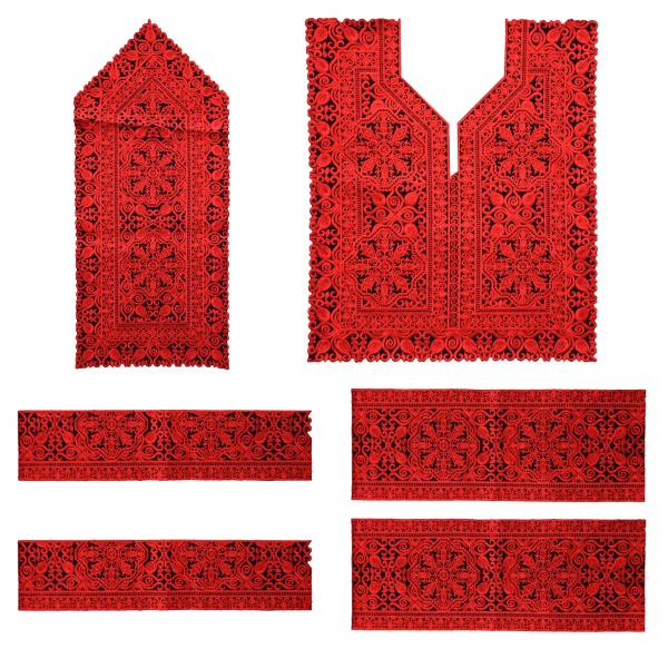 Handgefertigtes Balochi besticktes Kleidungsstück - Klassisches Design